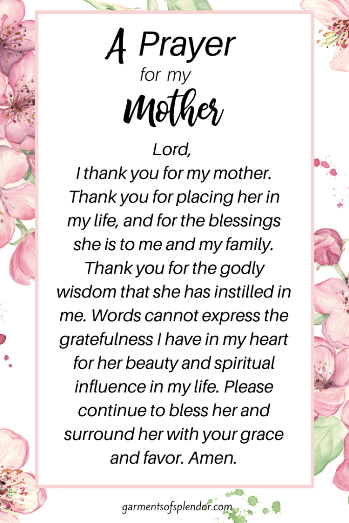 15 Powerful Prayers For Mothers with Free Printables 