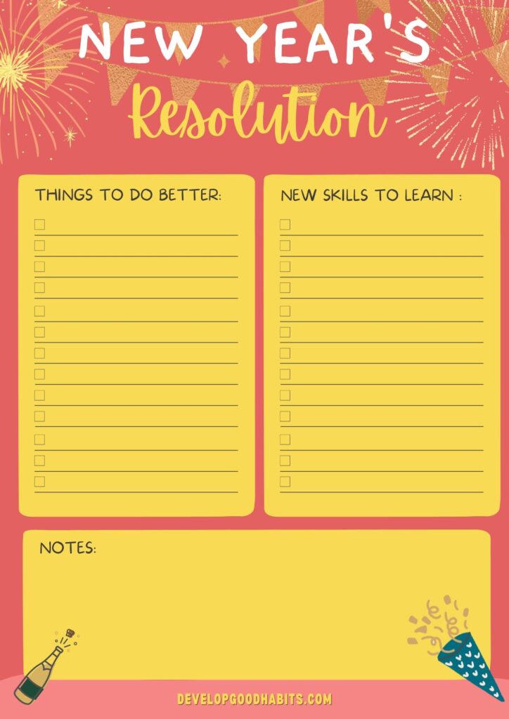 15 Printable New Year s Resolutions Templates For 2023 ReportWire