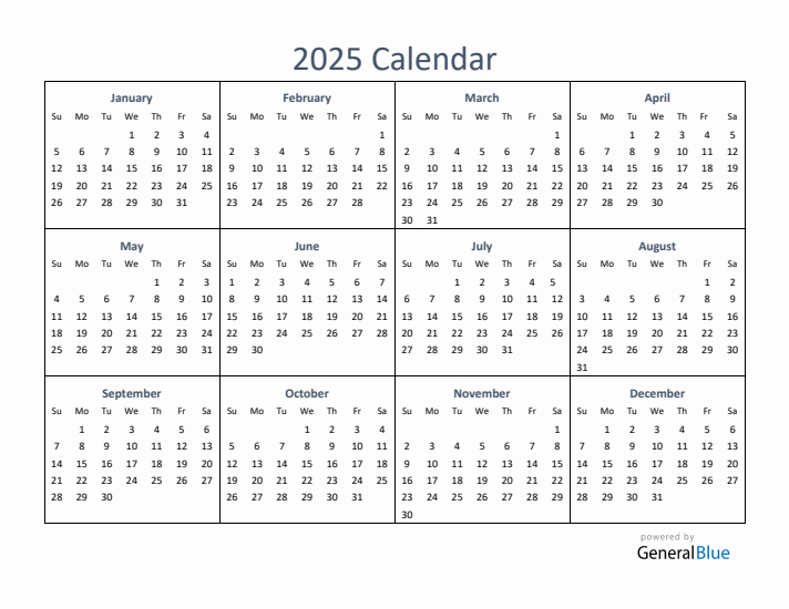 2025 Calendars To Print Without Downloading Word Izabel Hildagard