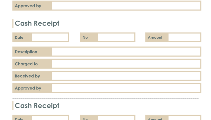 21 Free Cash Receipt Templates Word Excel And PDF