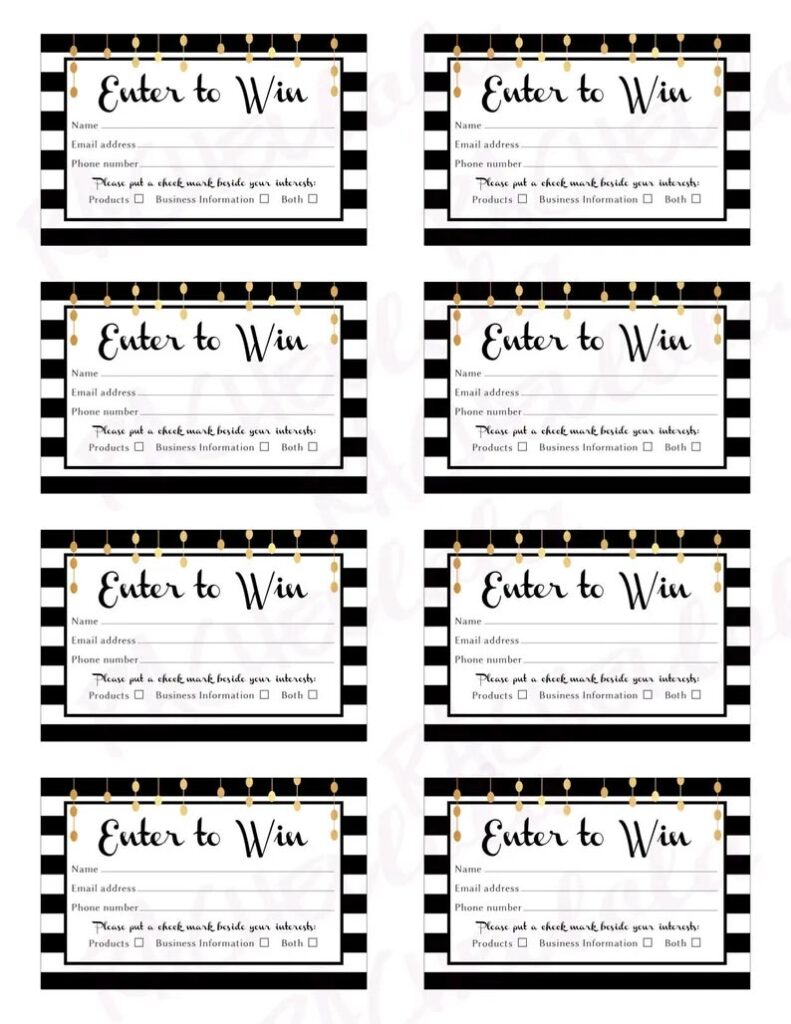 25 Raffle Ticket Templates Printable Free Paid 2024
