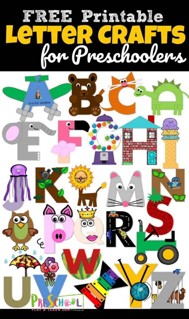 26 Adorable Alphabet Crafts To Make To Practice Uppercase Letter 