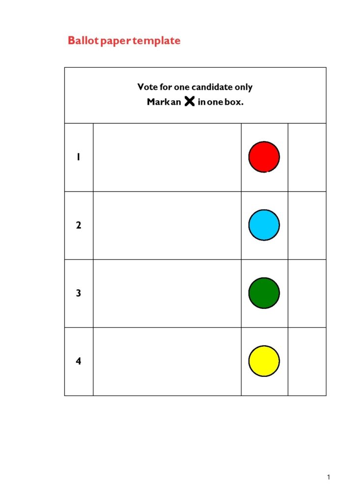 39 Election Ballot Templates Voting Forms TemplateLab