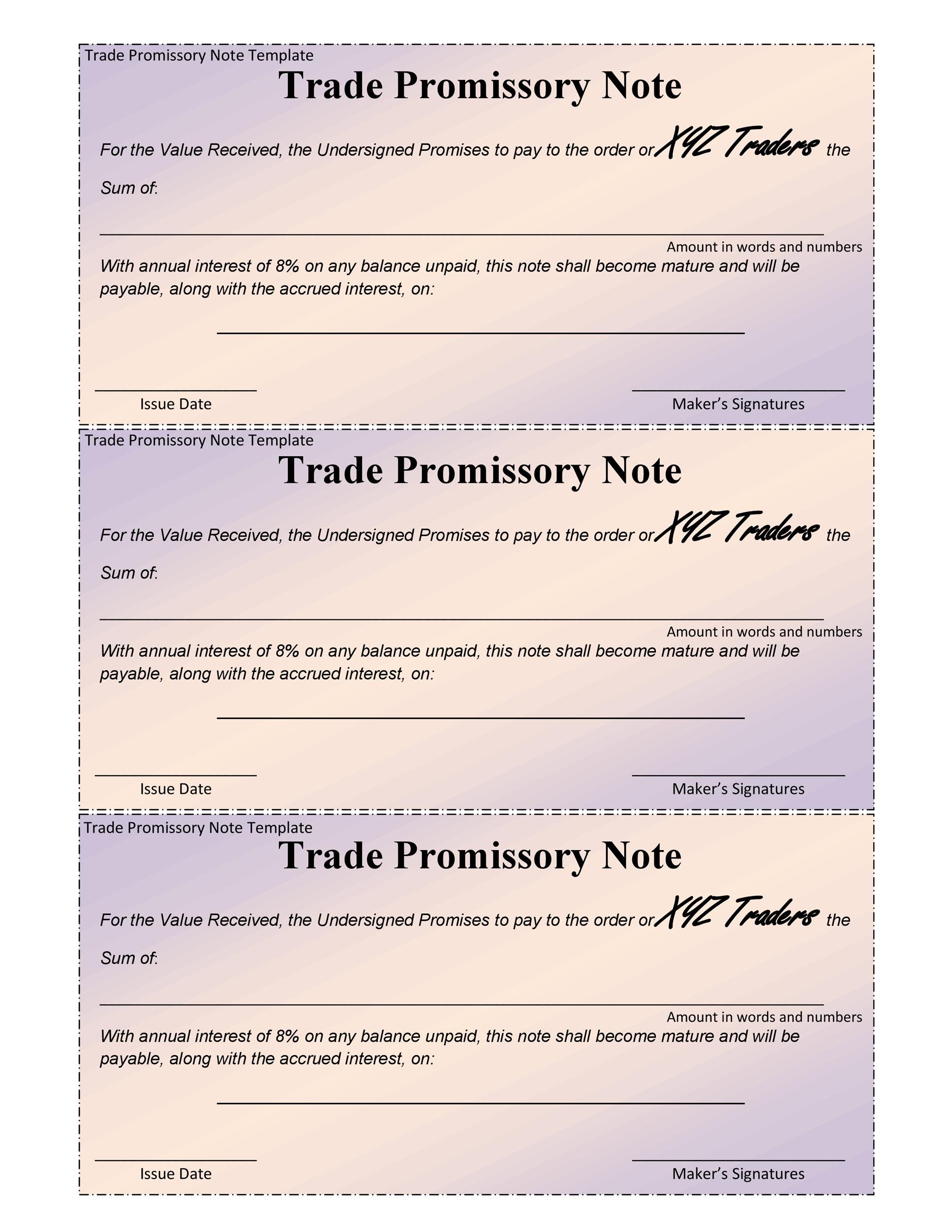 45 FREE Promissory Note Templates Forms Word PDF TemplateLab