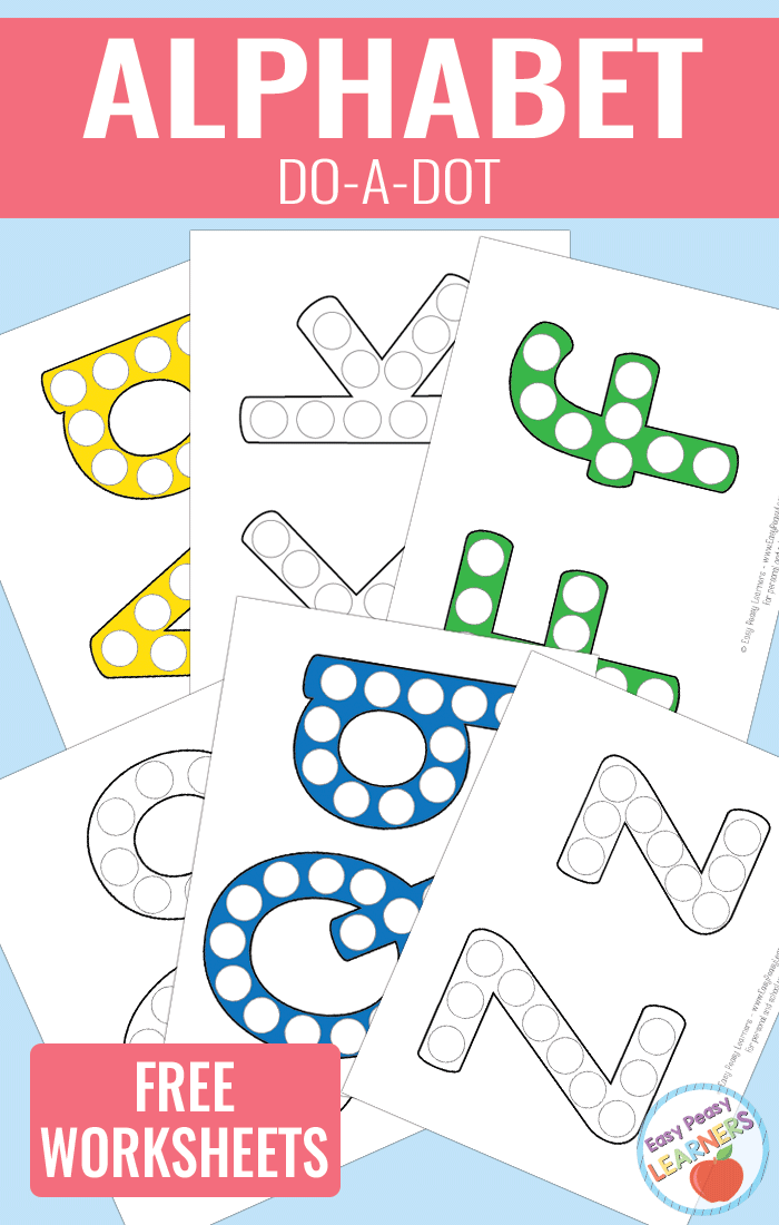 ABC Do A Dot Printables Thrifty Homeschoolers