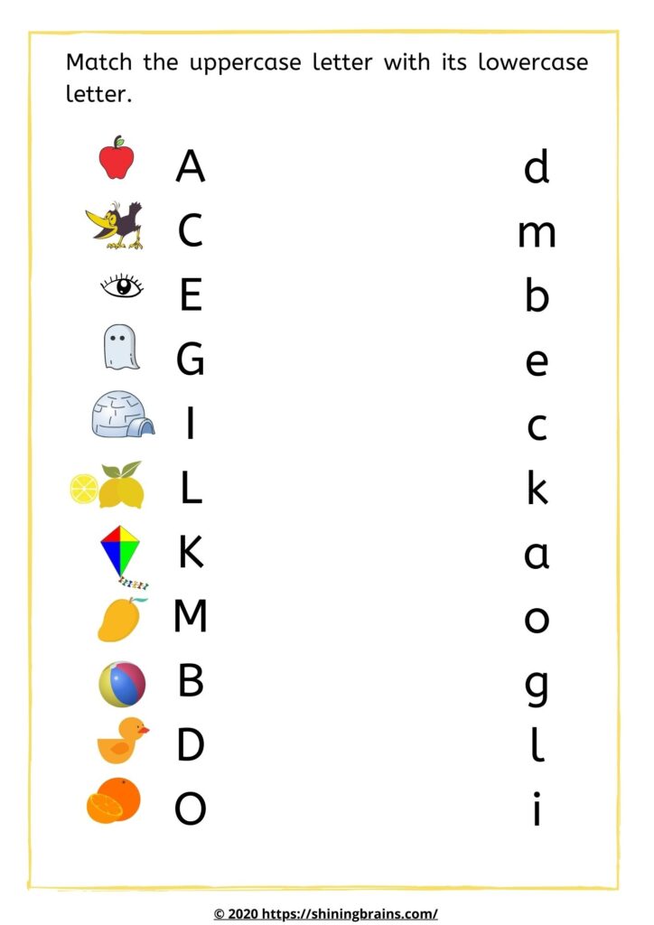 Alphabet Worksheets For Kids Free ABC Kindergarten Worksheets