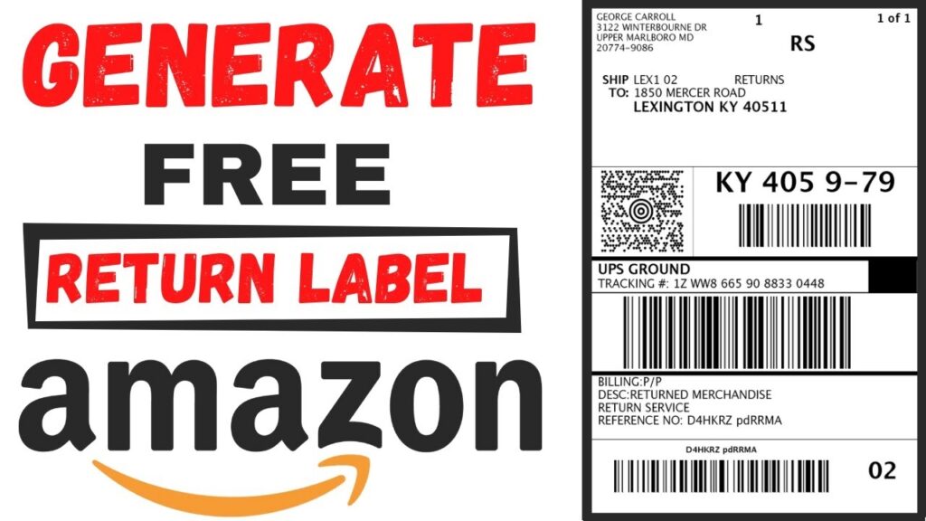 Amazon Printable Return Label