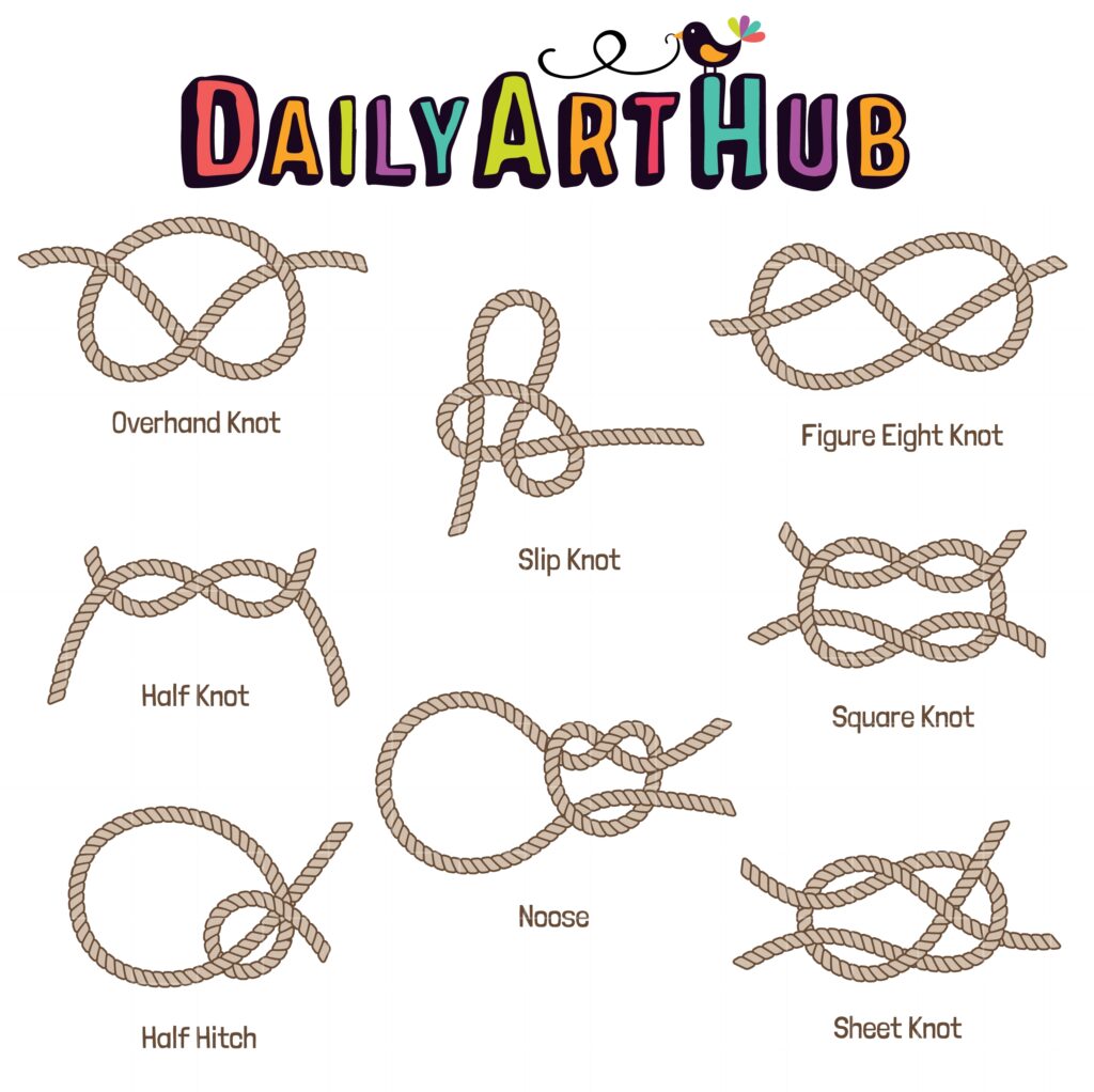 Basic Knots Clip Art Set Daily Art Hub Free Clip Art Everyday