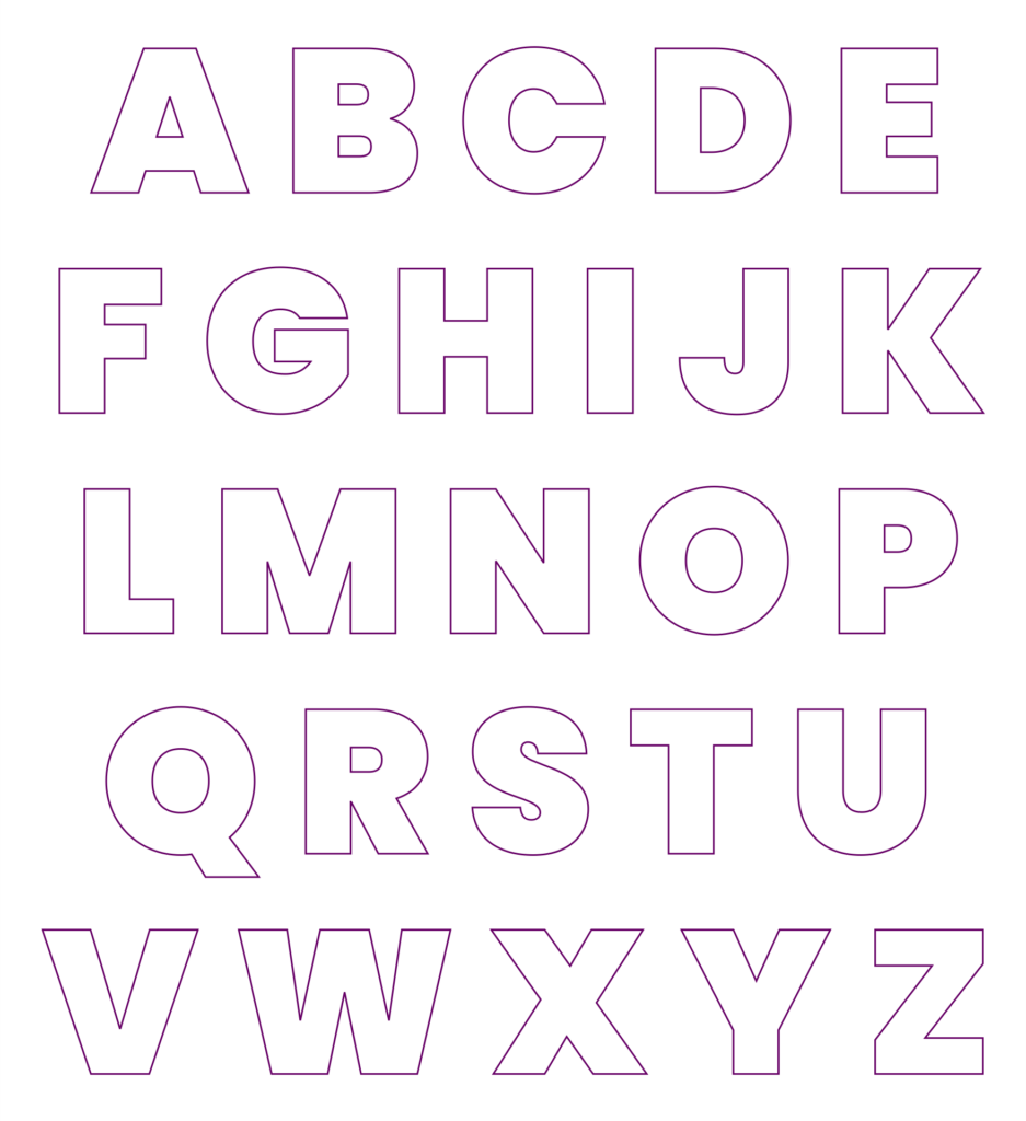 Big Cut Out Letters 10 Free PDF Printables Printablee