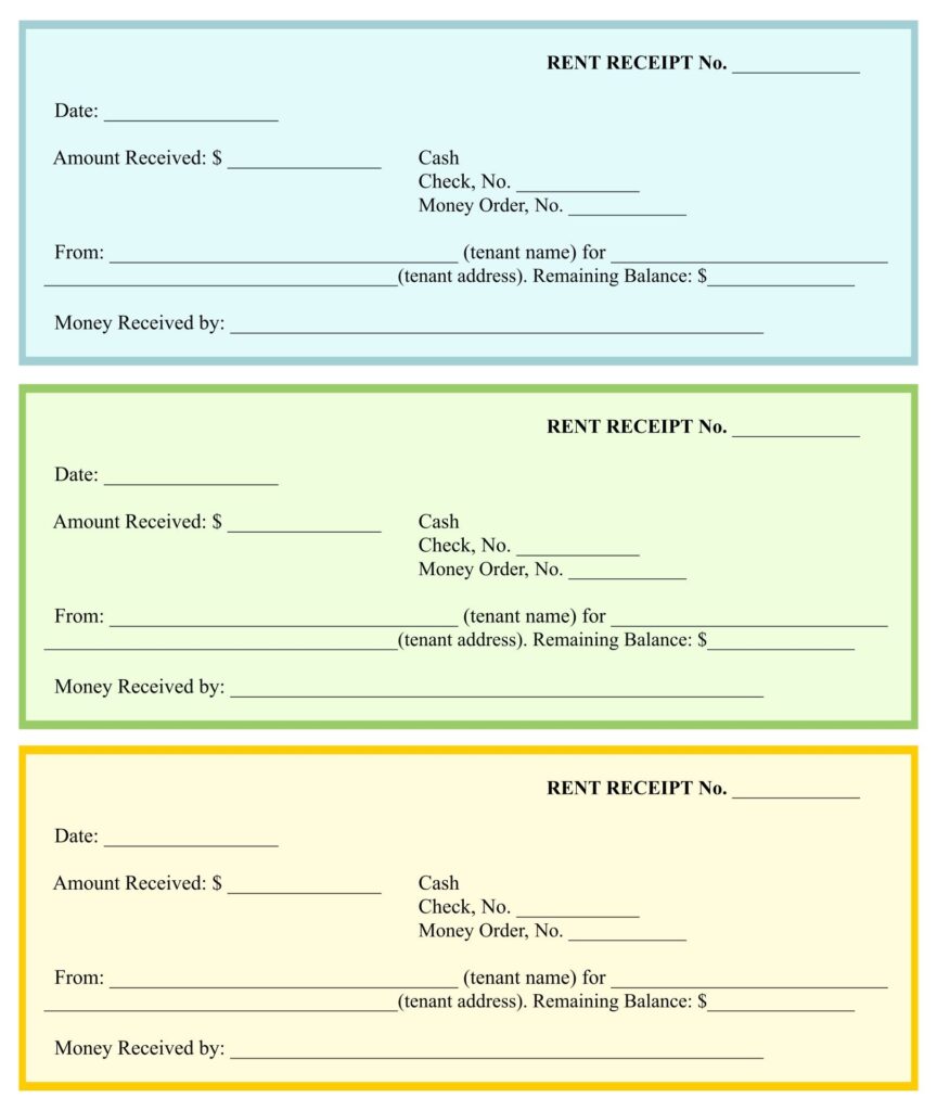 Blank Receipt Form Template 10 Free PDF Printables Printablee