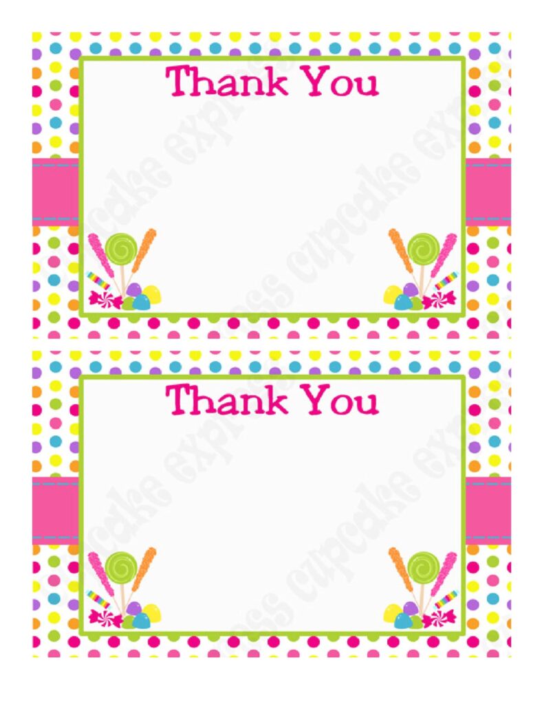 Card Template Free Printable Thank You Cards Printable Templates Free