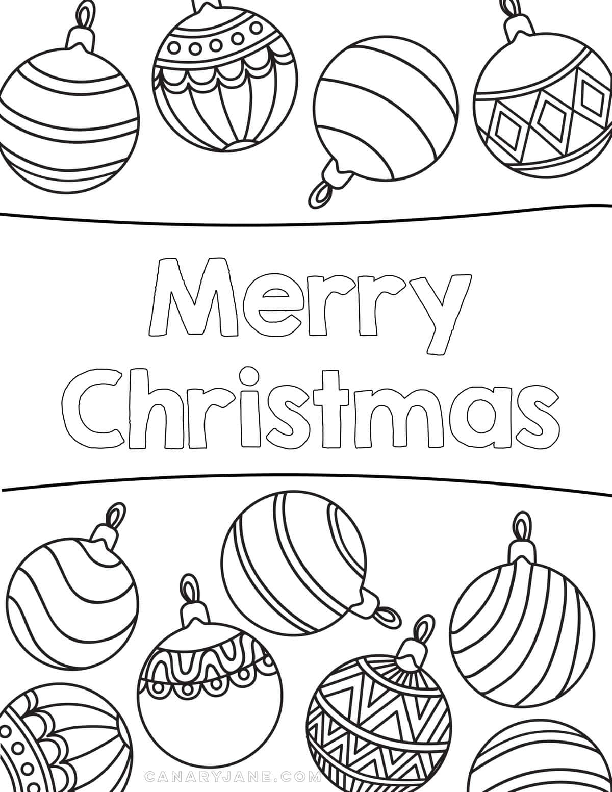 Christmas Printable Colouring Sheets