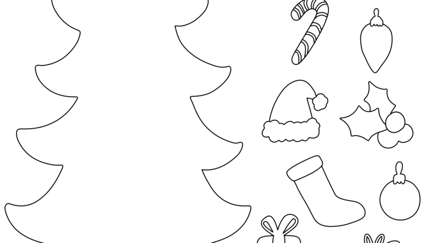 Christmas Tree Cut Out 15 Free PDF Printables Printablee