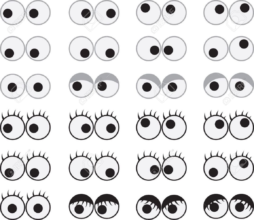 Cut Out Free Printable Eyes For Crafts