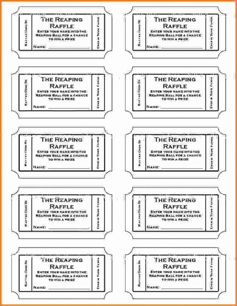 Downloadable Printable Tickets Pdf