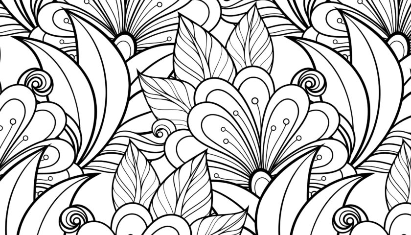 Floral Coloring Pages For Adults Best Coloring Pages For Kids