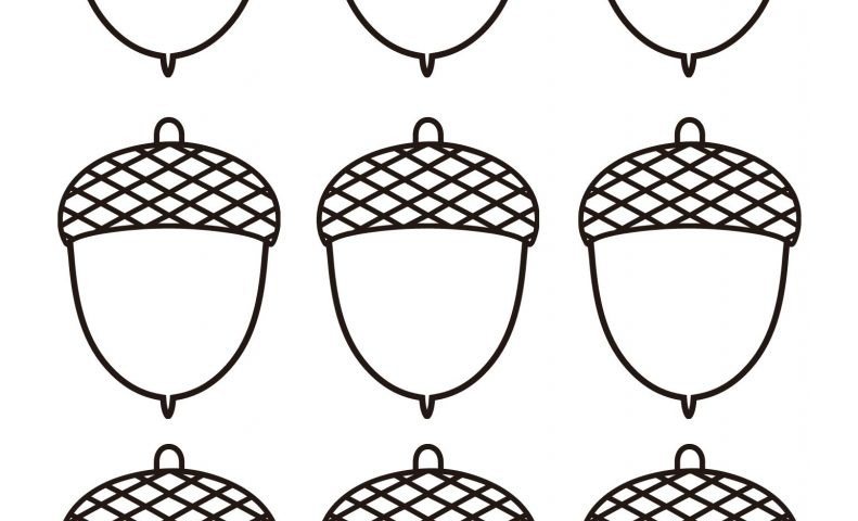 Free Acorn Template Printables Acorn Crafts Preschool Fall Preschool