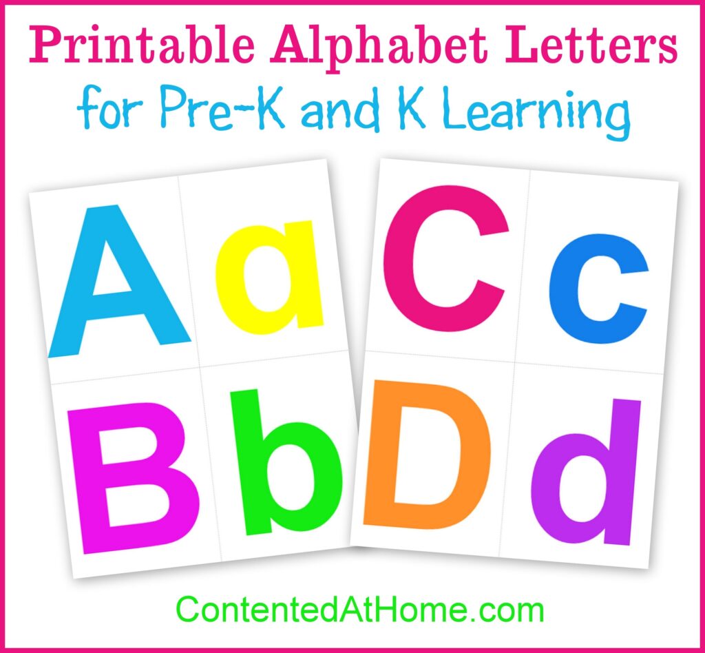 Free Alphabet Letters Printable