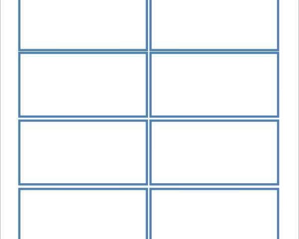 Free Printable 3X5 Index Card Template