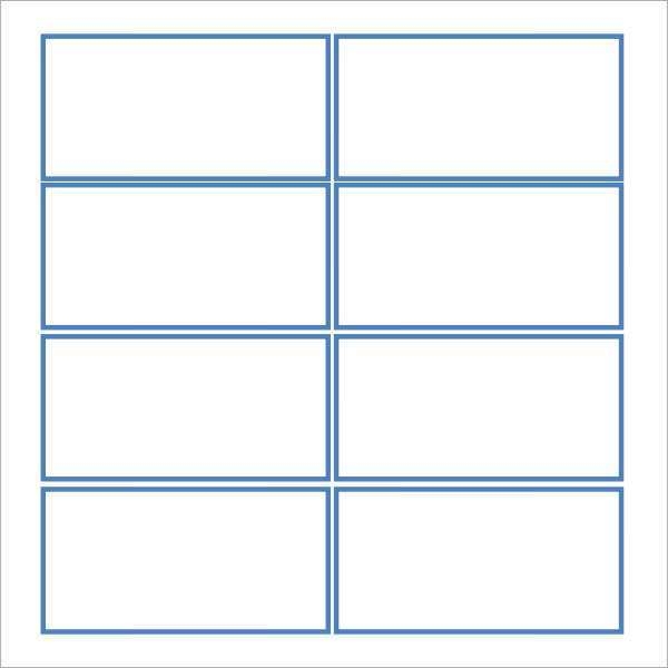 Free Printable 3X5 Index Card Template