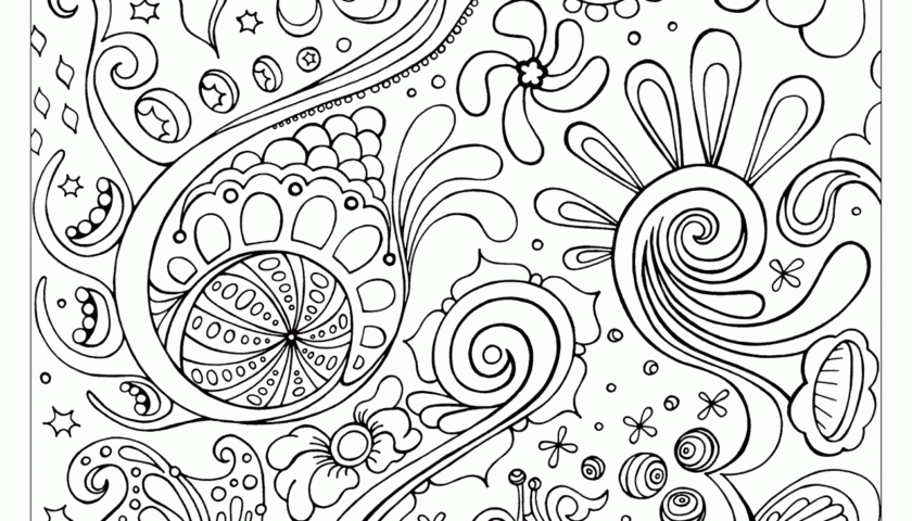 Free Printable Abstract Coloring Pages For Kids