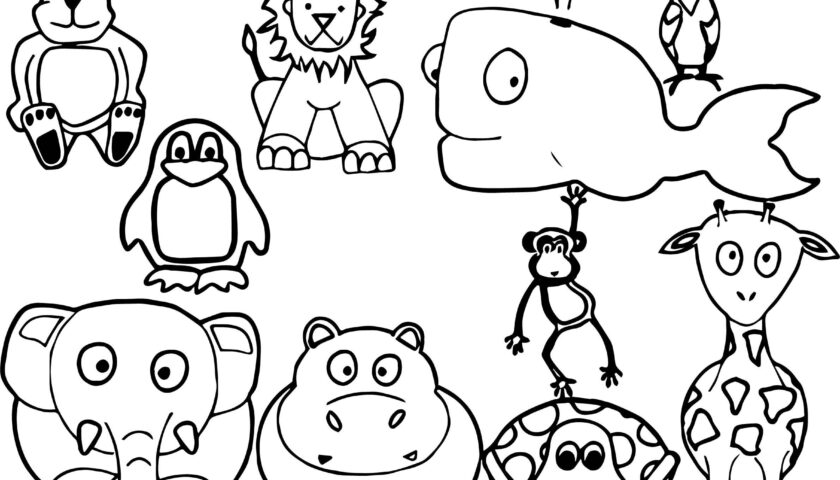 Free Printable Animal Color Pages