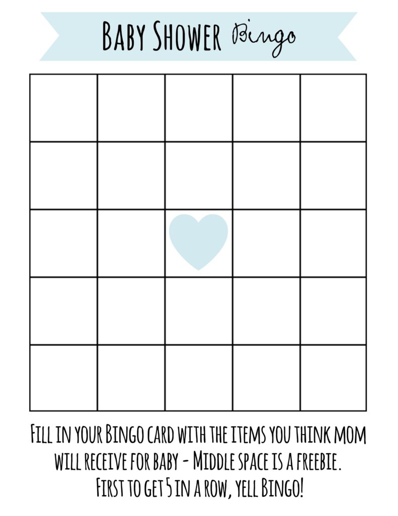 Free Printable Baby Shower Games Download Instantly 