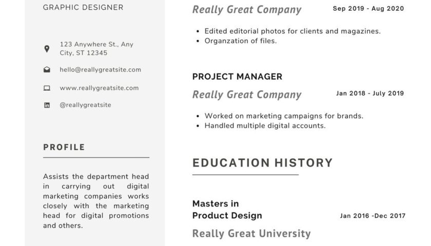 Free Printable Customizable Creative Resume Templates Canva