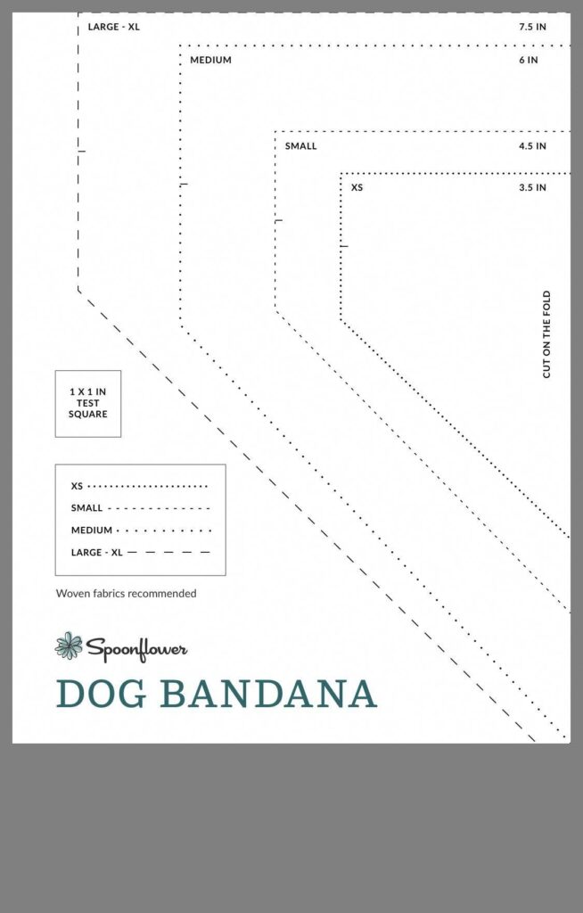 Free Printable Dog Bandana Pattern Printable Word Searches