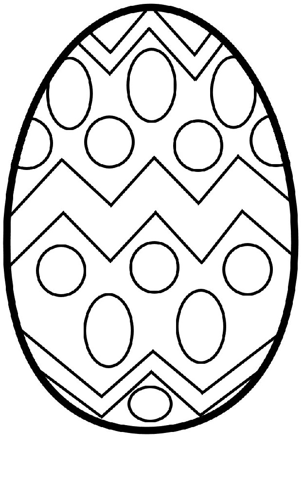 Free Printable Easter Egg Cutouts