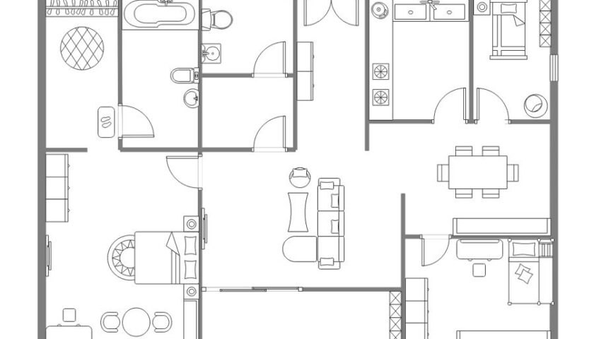 Free Printable Floor Plan Templates Edraw