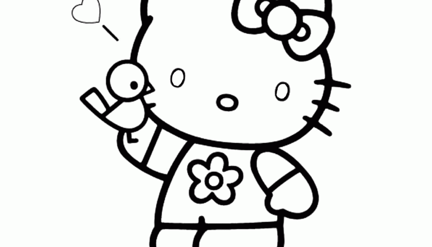 Free Printable Hello Kitty Coloring Pages For Kids