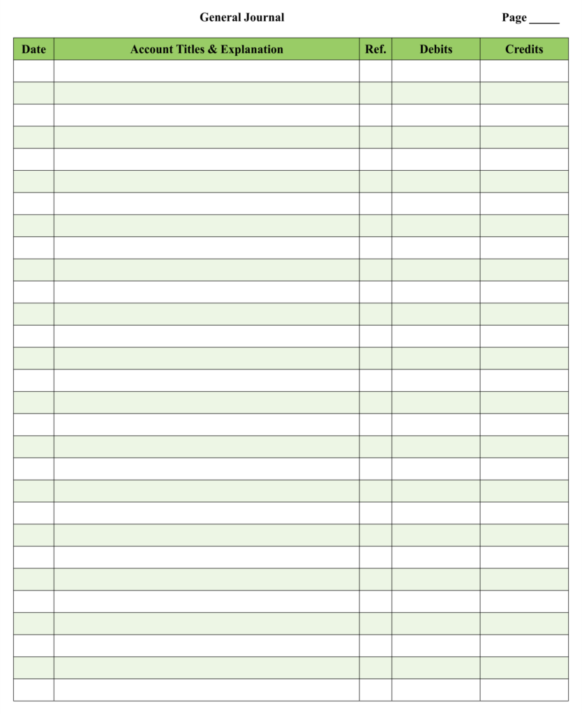 Free Printable Ledger Printable Blank World