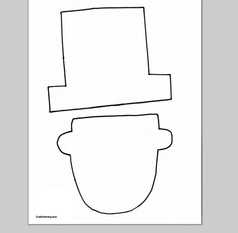 Free Printable Leprechaun Hat Template Printable Word Searches