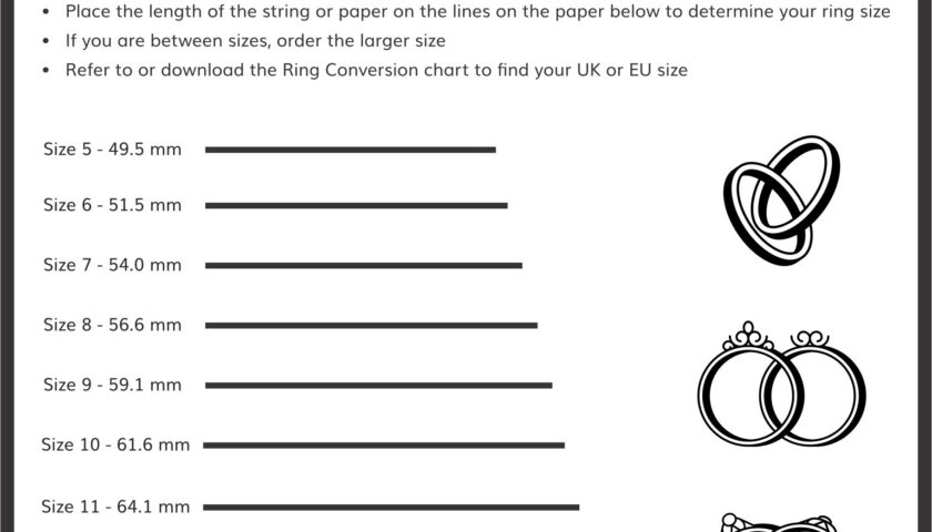 Free Printable Mens Ring Sizer Tasteey