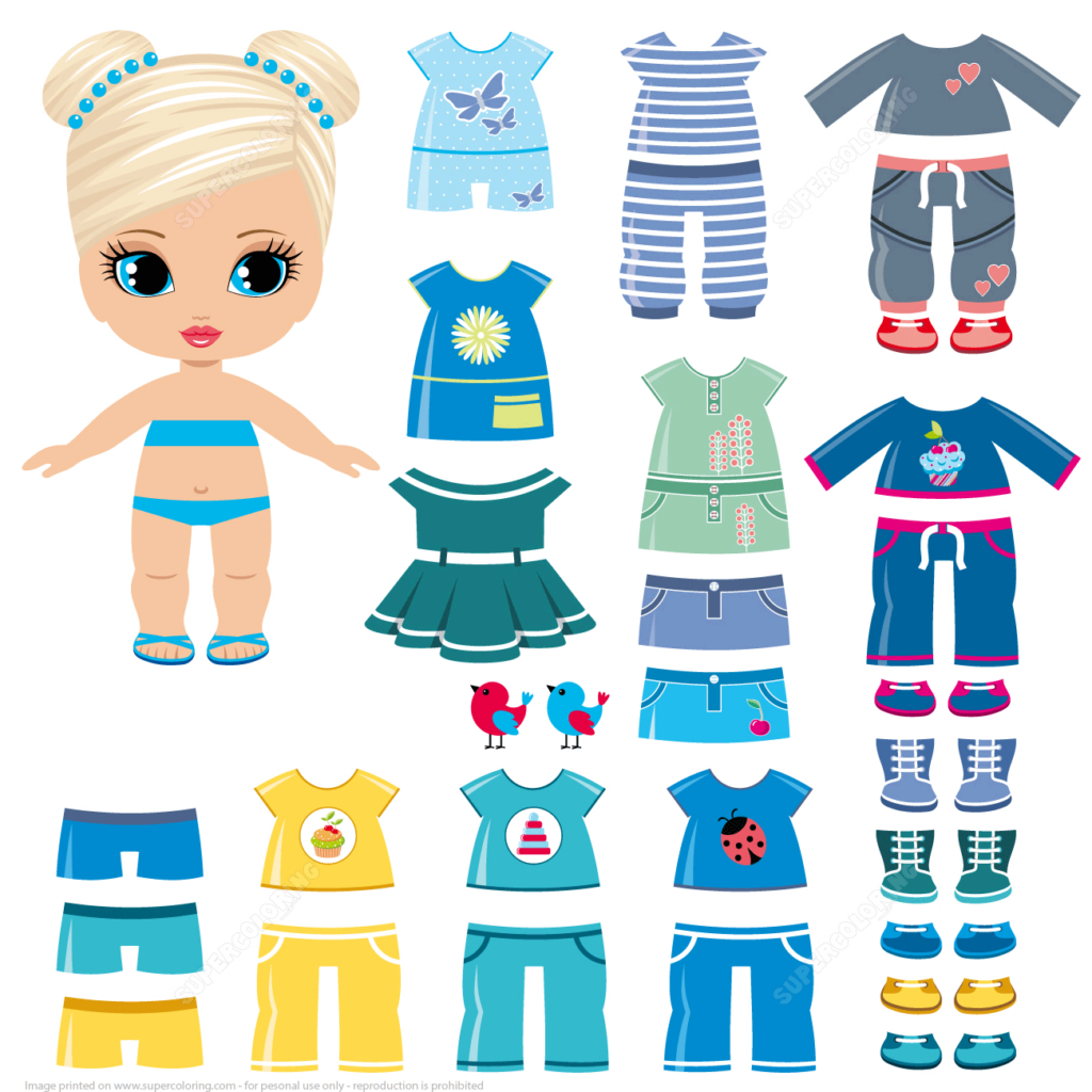 Free Printable Paper Dolls And Clothes