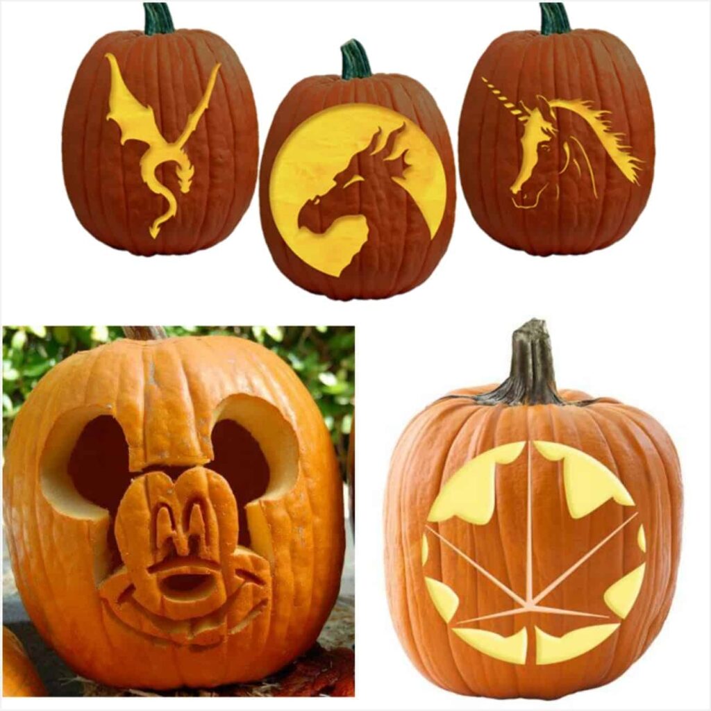 Free Printable Pumpkin Carving Templates Partyrama Blog 420 Free 