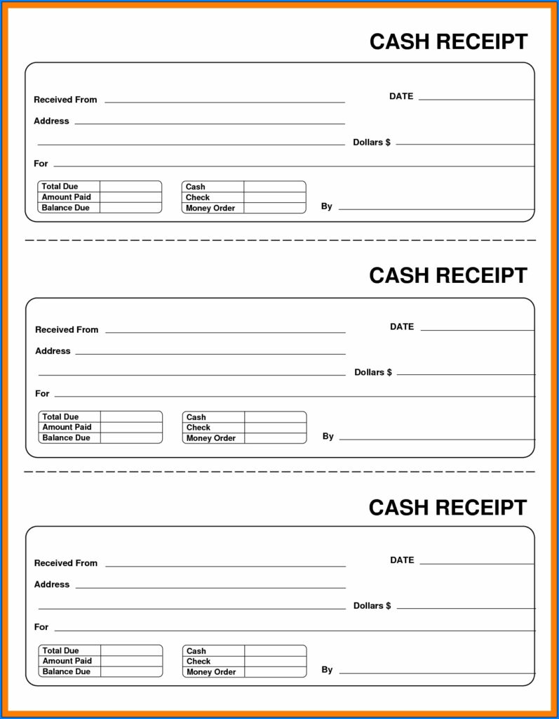 Free Printable Receipts