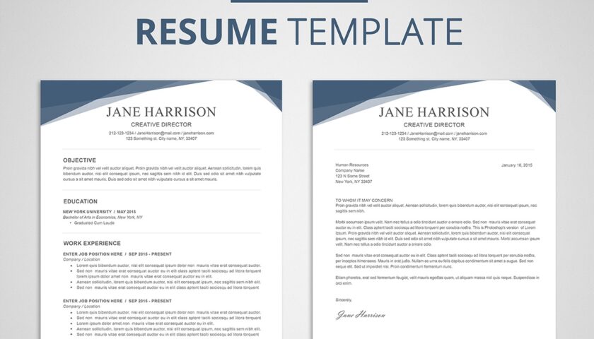 Free Printable Resume Templates Microsoft Word