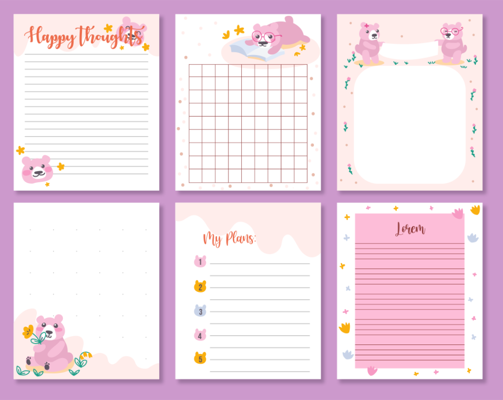 Free Printable Scrapbook Templates Printablee