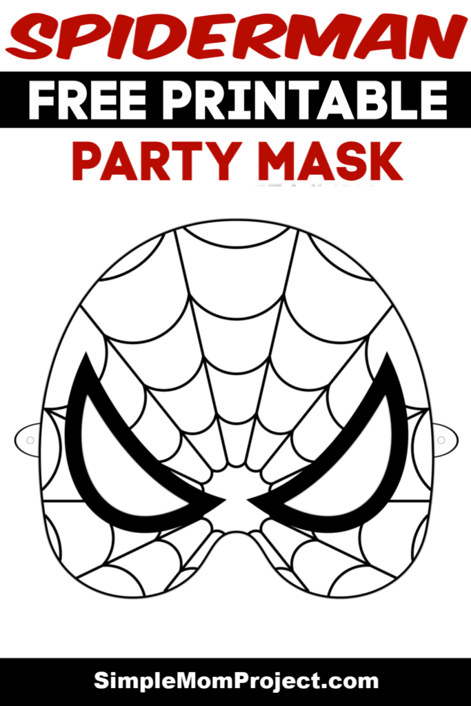 Free Printable Superhero Face Masks For Kids Simple Mom Project