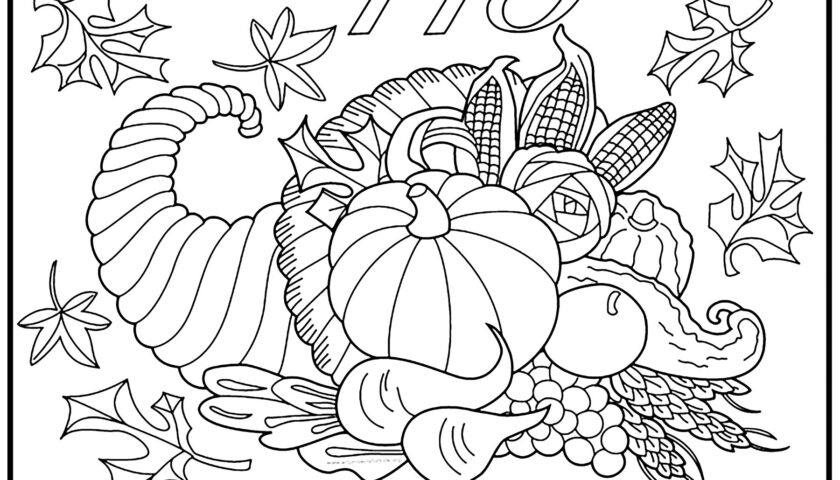 Free Printable Thanksgiving Pictures To Color