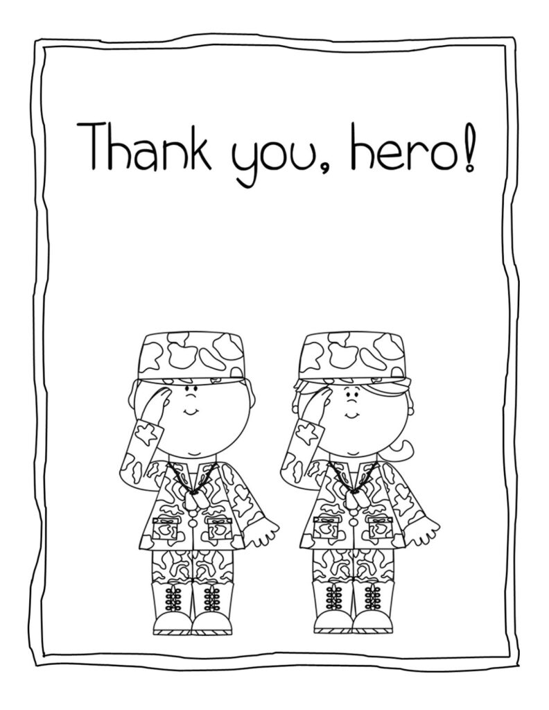 Free Printable Veterans Day Cards To Color Learn About The History Of 