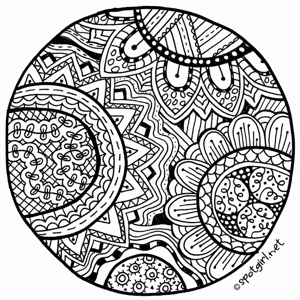 Free Printable Zentangle Patterns Instructions Newratemy