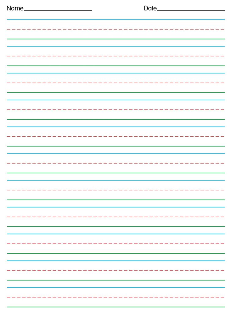 Handwriting Paper 10 Free PDF Printables Printablee