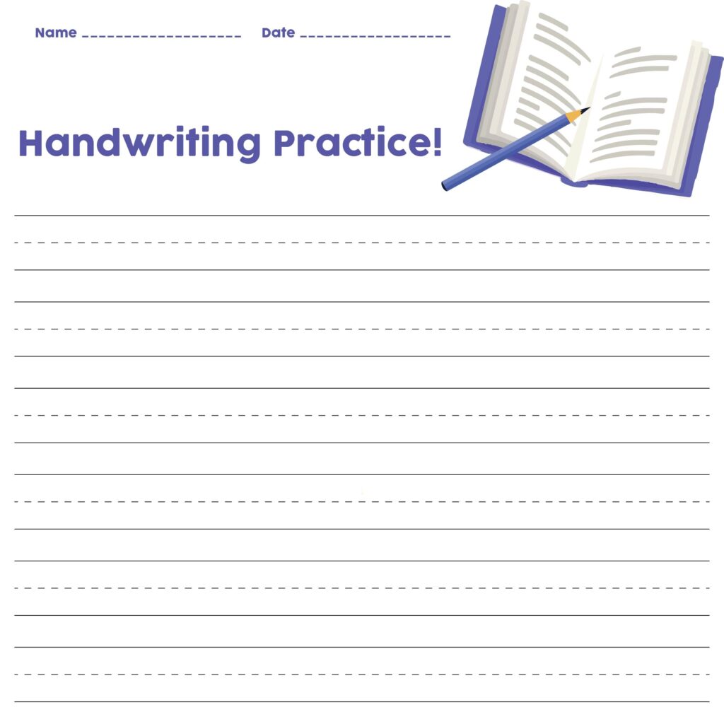 Handwriting Paper Template 10 Free PDF Printables Printablee