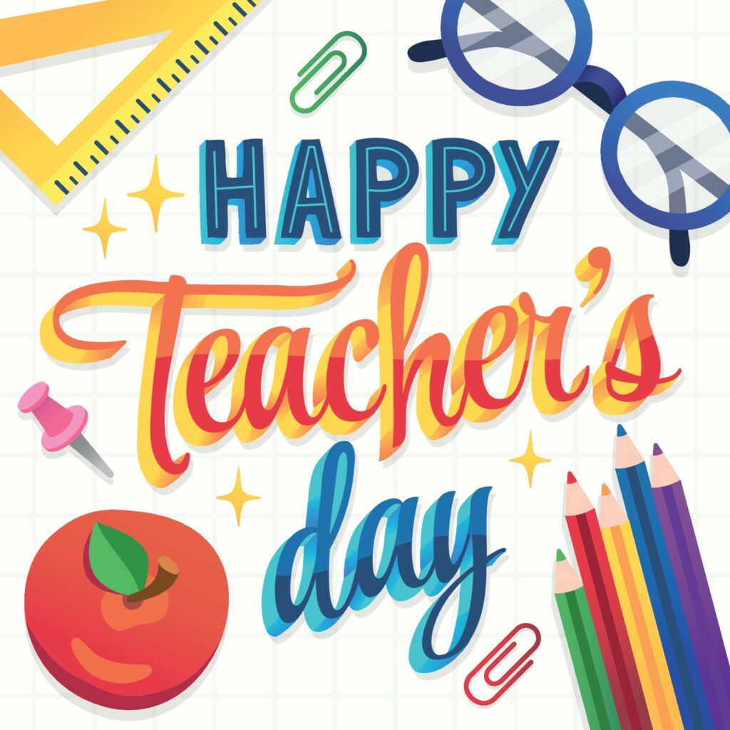 Happy Teachers Day 2024 Card Template Lucy Simone