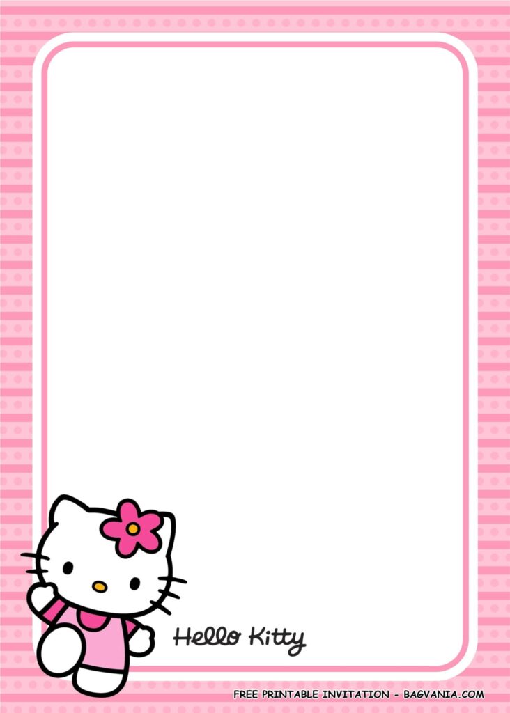 Hello Kitty Free Printable Template Printable Templates Free