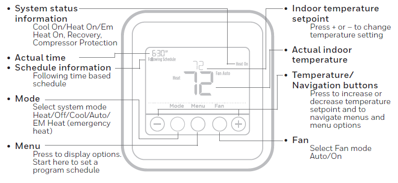 Honeywell T4 Programmable Thermostat User Manual IOT Wiring Diagram