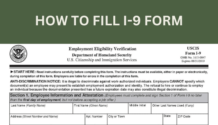 I 9 Form 2023 PDF Download Https www uscis gov